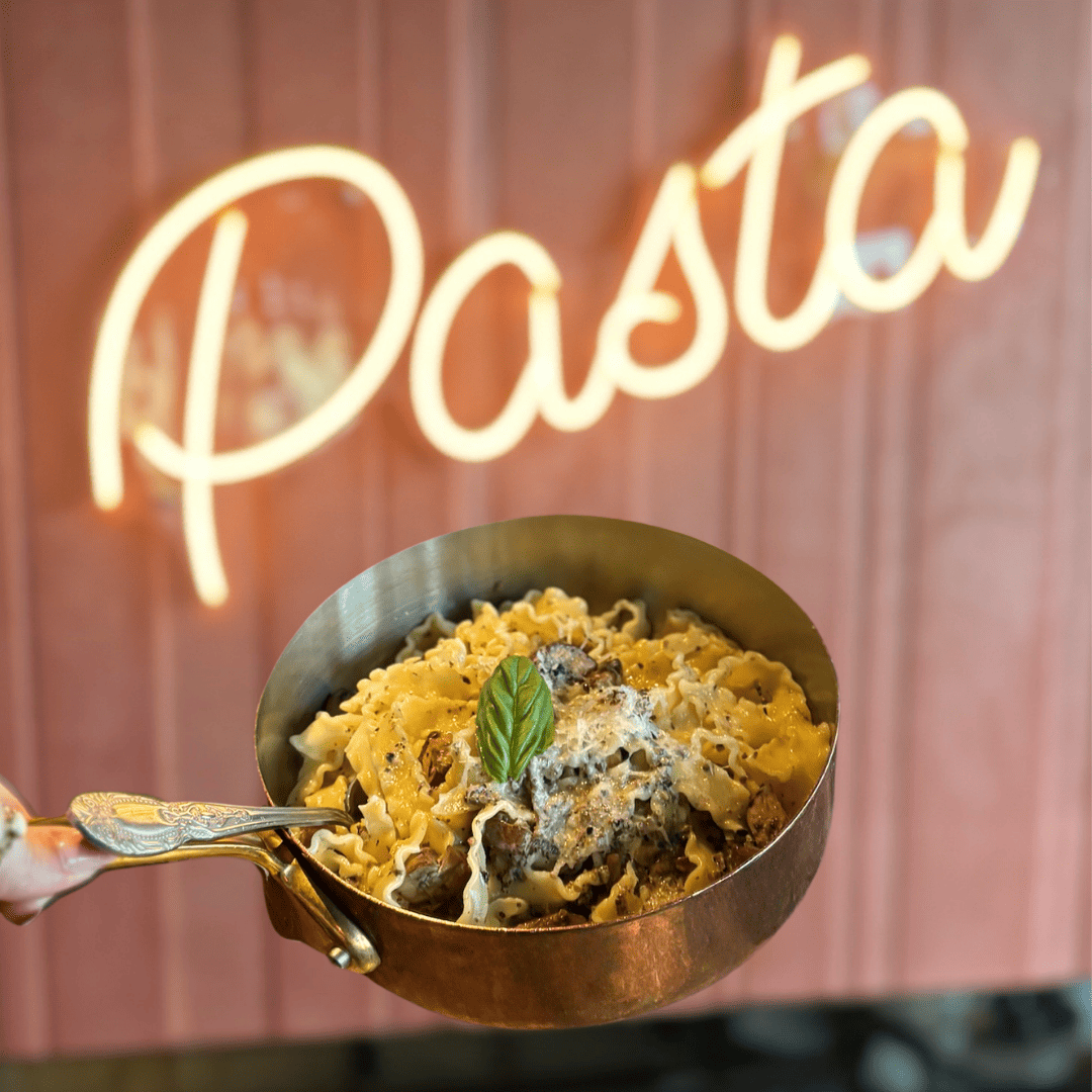 Pâtes aux truffes de Queen Mamma restaurant italien à Peltre